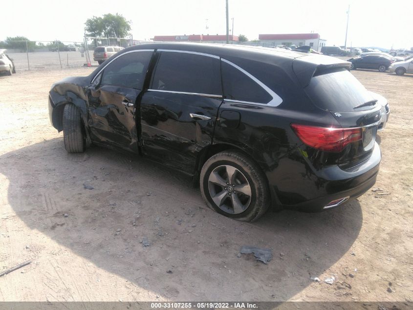 2014 ACURA MDX 5FRYD3H28EB011544