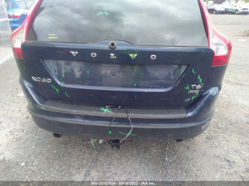 2013 VOLVO XC60 T6 YV4902DZ5D2464050