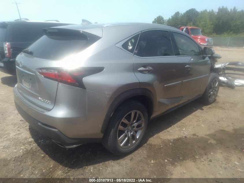 2016 LEXUS NX 200T JTJYARBZ7G2037199