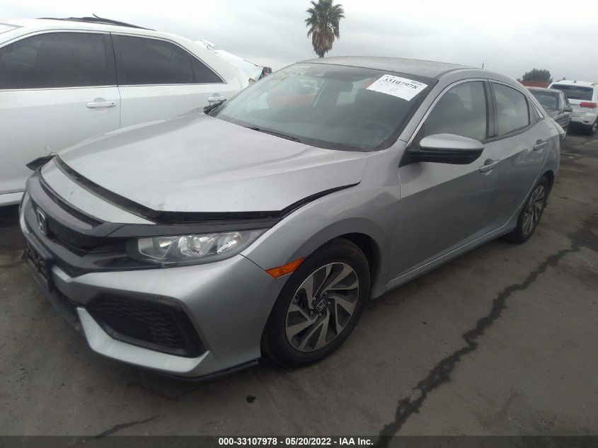2019 HONDA CIVIC HATCHBACK LX SHHFK7H34KU421895