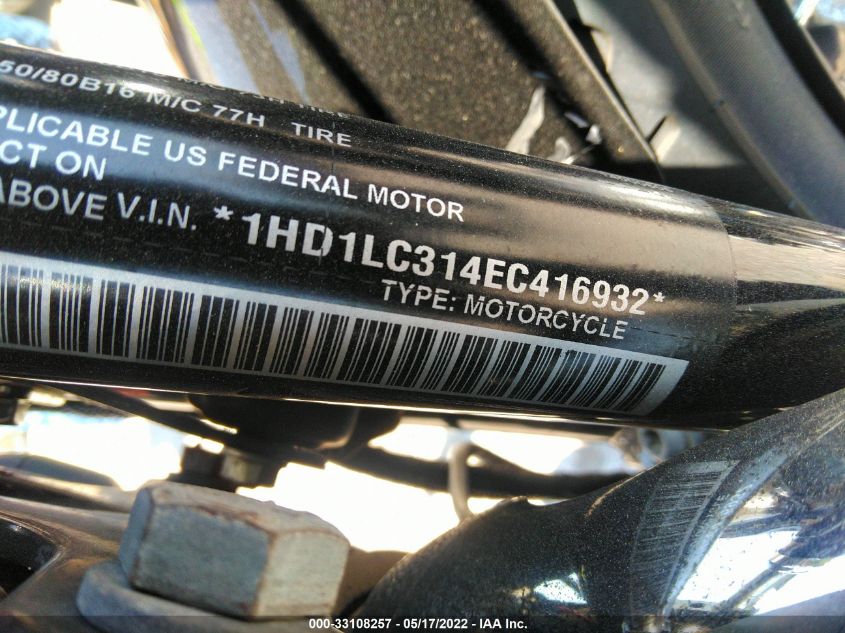 2014 HARLEY-DAVIDSON XL1200 FORTY-EIGHT 1HD1LC314EC416932