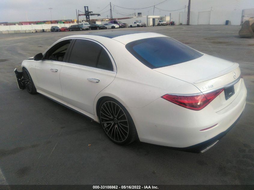 2021 MERCEDES-BENZ S-CLASS S 580 W1K6G7GB3MA052363