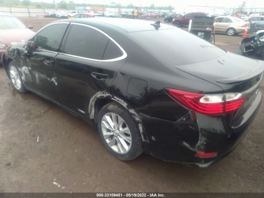 2013 LEXUS ES 300H HYBRID JTHBW1GG9D2024225