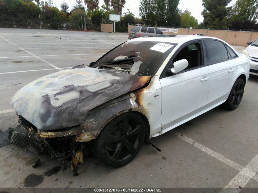 2015 AUDI A4 PREMIUM PLUS WAUFFAFL0FN001223
