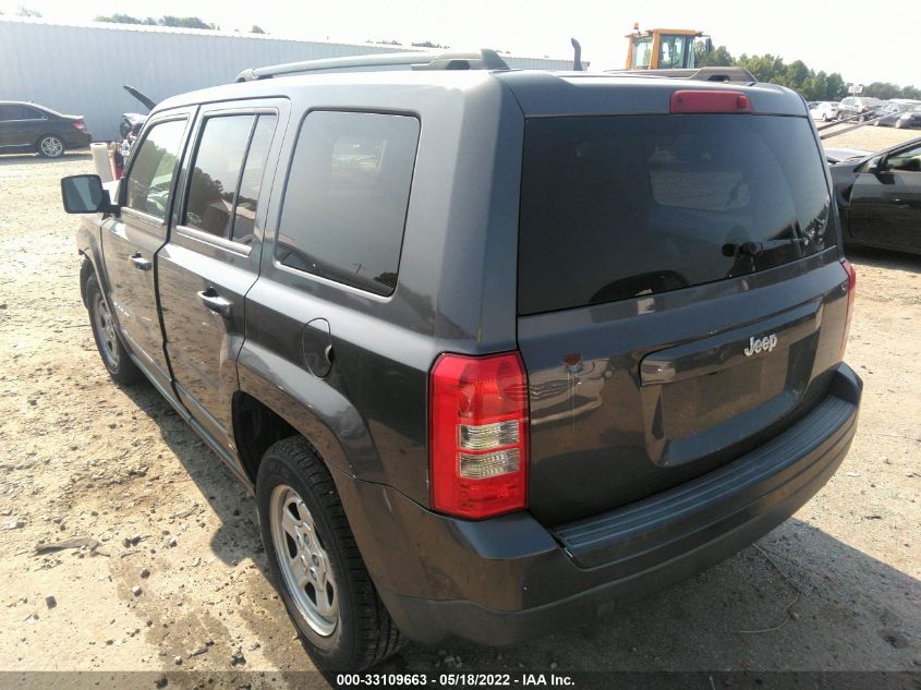 2015 JEEP PATRIOT SPORT 1C4NJPBBXFD116026