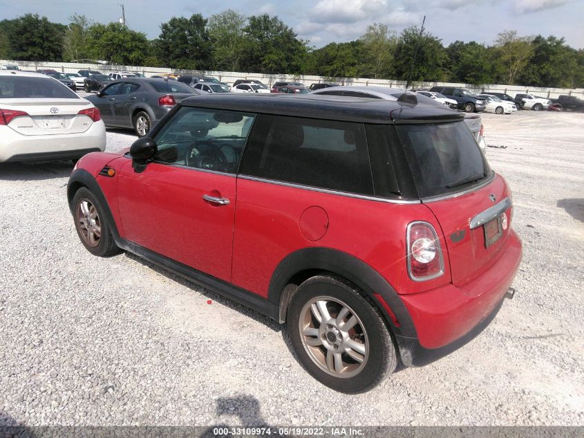 2013 MINI COOPER HARDTOP WMWSU3C52DT374276