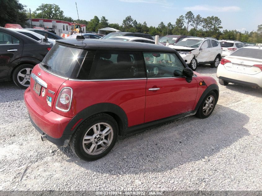 2013 MINI COOPER HARDTOP WMWSU3C52DT374276