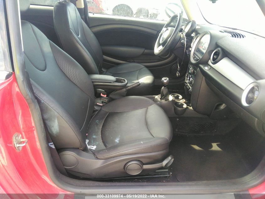 2013 MINI COOPER HARDTOP WMWSU3C52DT374276