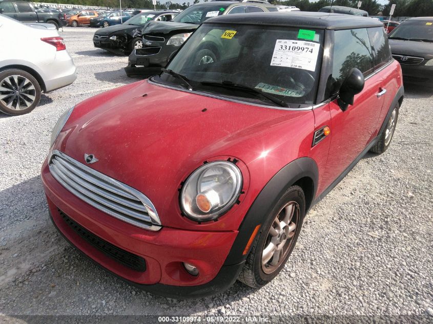 2013 MINI COOPER HARDTOP WMWSU3C52DT374276