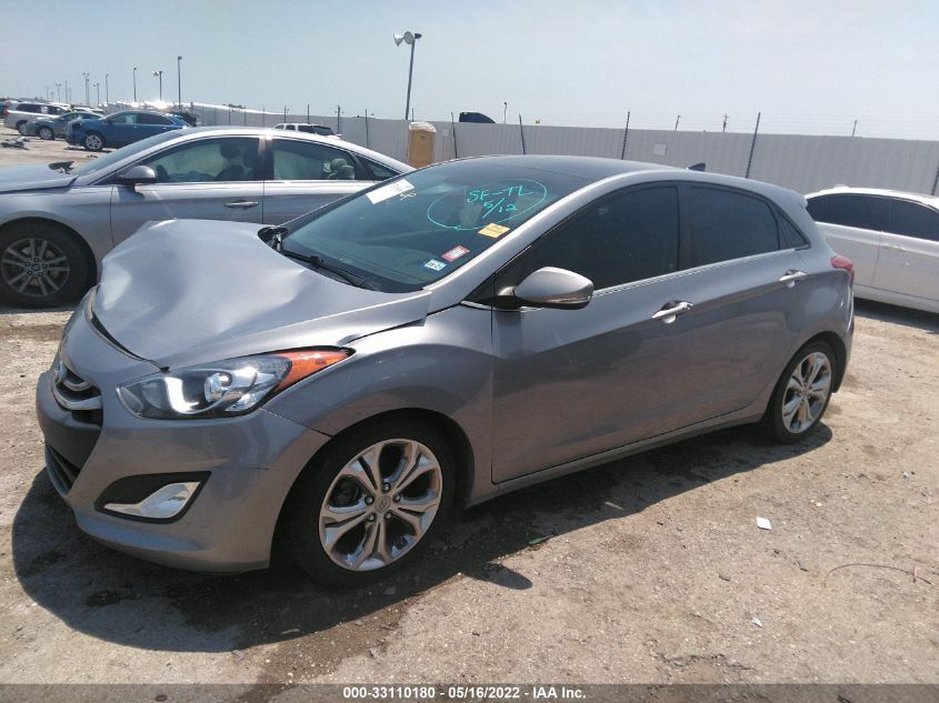 2013 HYUNDAI ELANTRA GT W/BLUE INT KMHD35LE4DU052917
