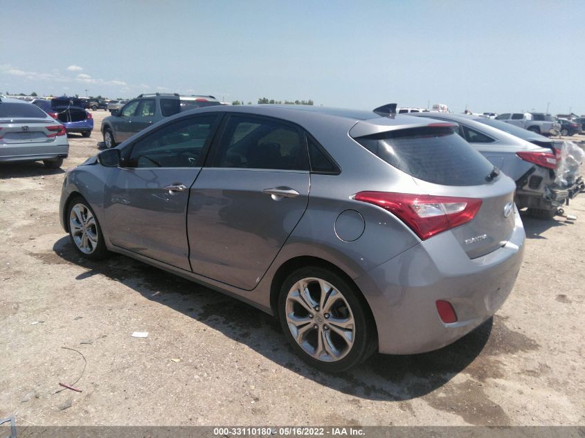 2013 HYUNDAI ELANTRA GT W/BLUE INT KMHD35LE4DU052917