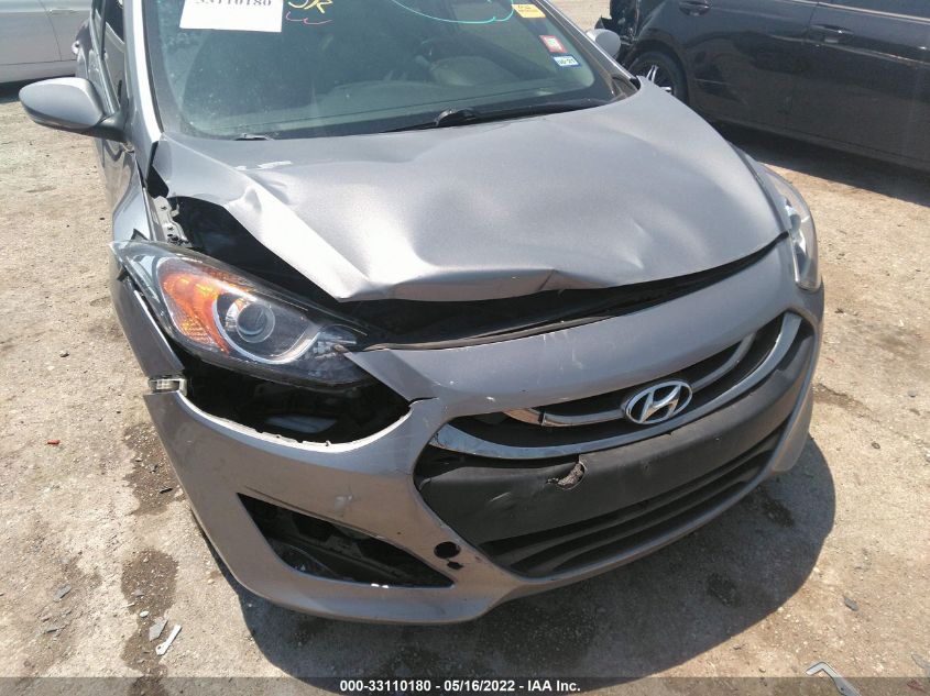 2013 HYUNDAI ELANTRA GT W/BLUE INT KMHD35LE4DU052917
