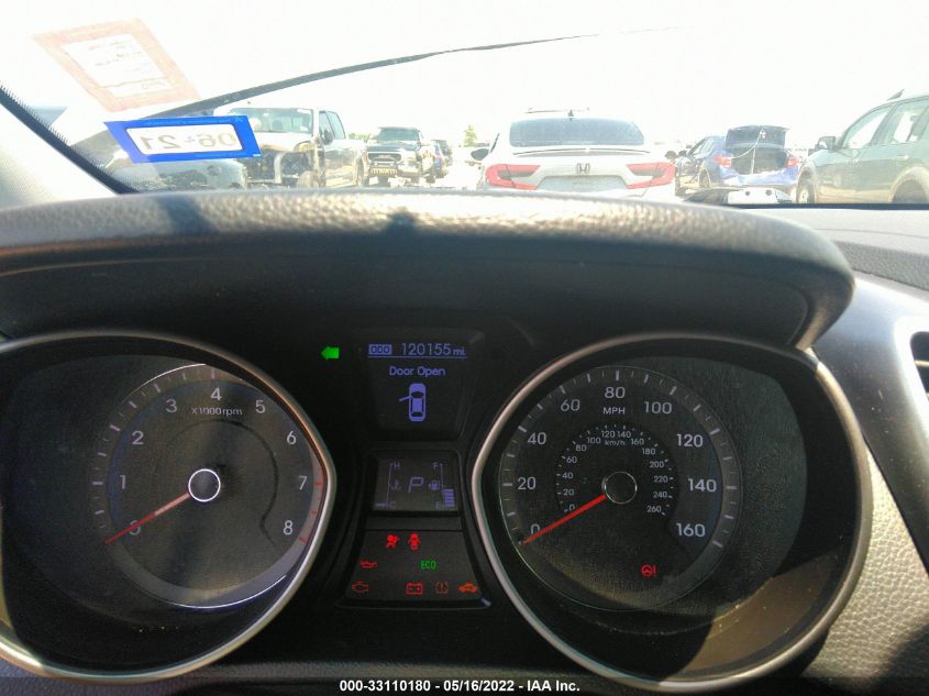 2013 HYUNDAI ELANTRA GT W/BLUE INT KMHD35LE4DU052917