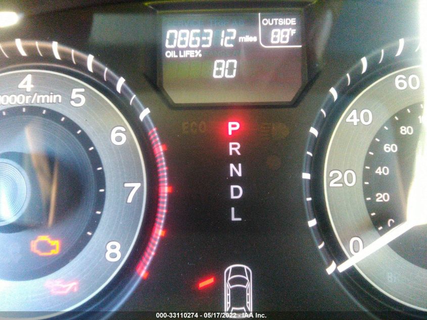 2016 HONDA ODYSSEY EX-L 5FNRL5H68GB066375