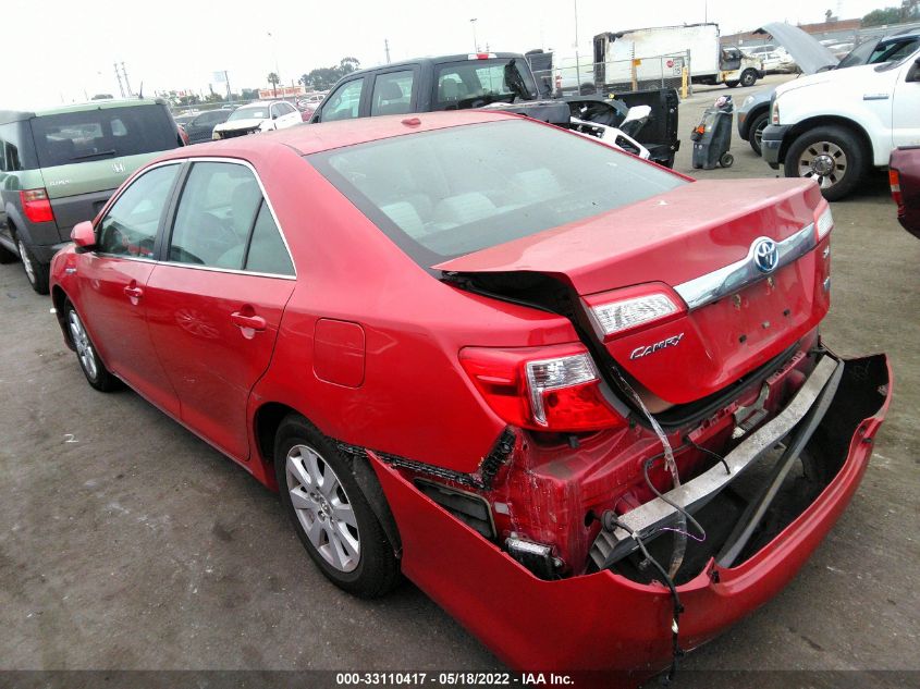 2014 TOYOTA CAMRY HYBRID LE/XLE/SE LIMITED EDITION 4T1BD1FKXEU119830