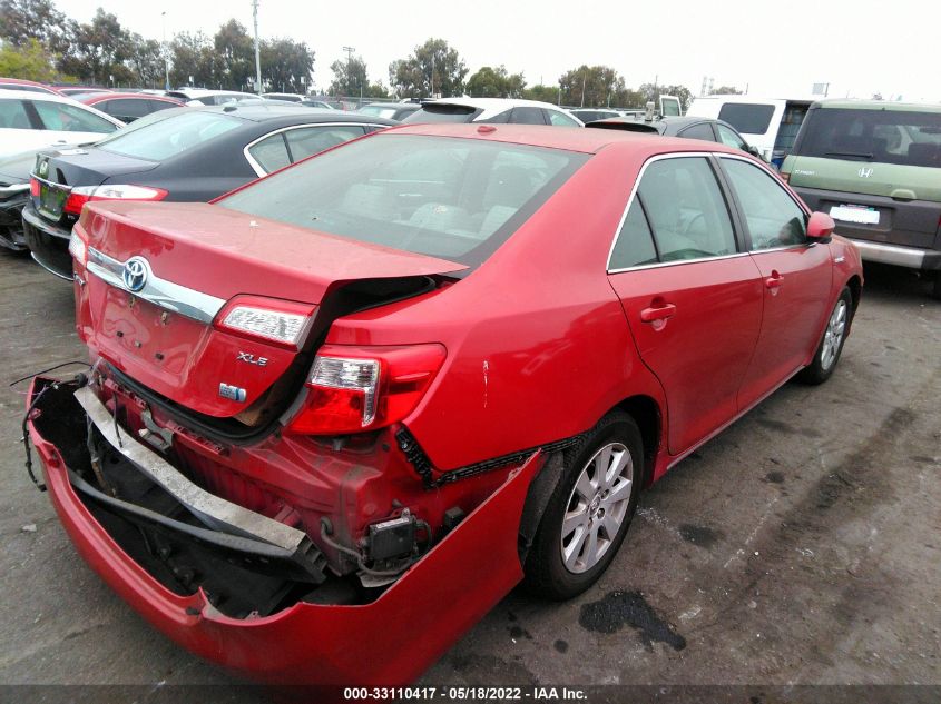 2014 TOYOTA CAMRY HYBRID LE/XLE/SE LIMITED EDITION 4T1BD1FKXEU119830