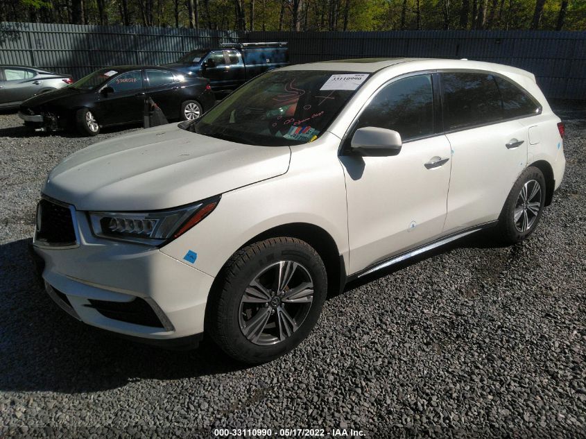 2017 ACURA MDX 5J8YD4H34HL001404