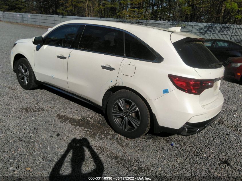 2017 ACURA MDX 5J8YD4H34HL001404