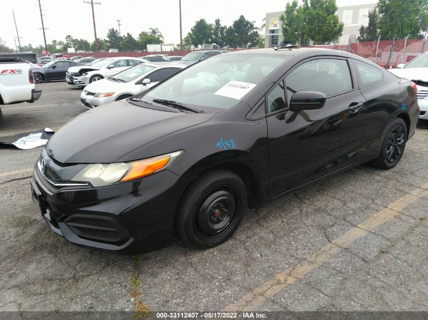 2015 HONDA CIVIC COUPE LX 2HGFG3B54FH519980