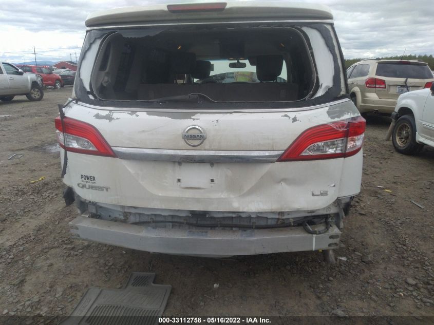 2014 NISSAN QUEST LE JN8AE2KP3E9101505