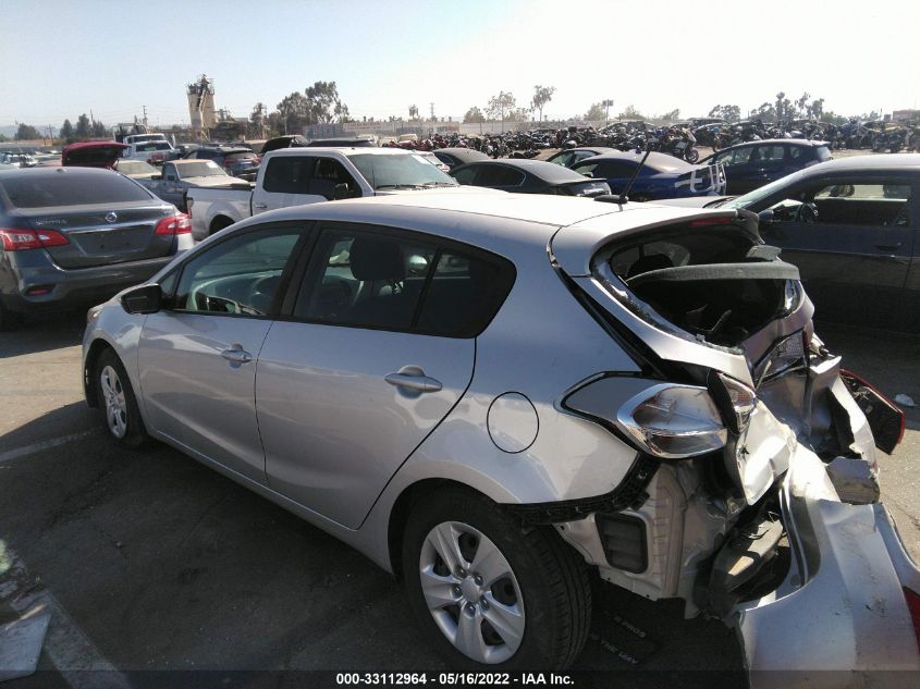 2017 KIA FORTE5 LX KNAFK5A87H5692906