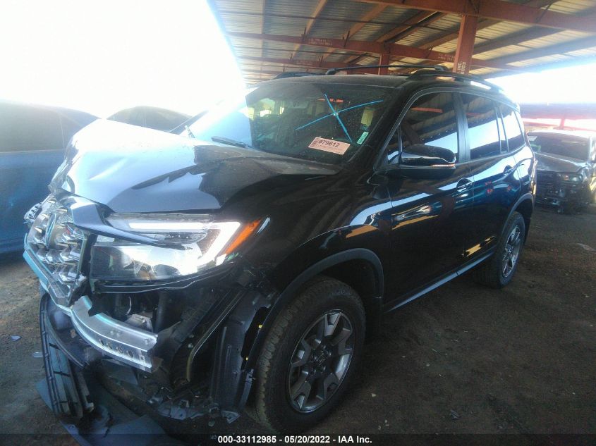 2022 HONDA PASSPORT TRAILSPORT 5FNYF8H68NB005531