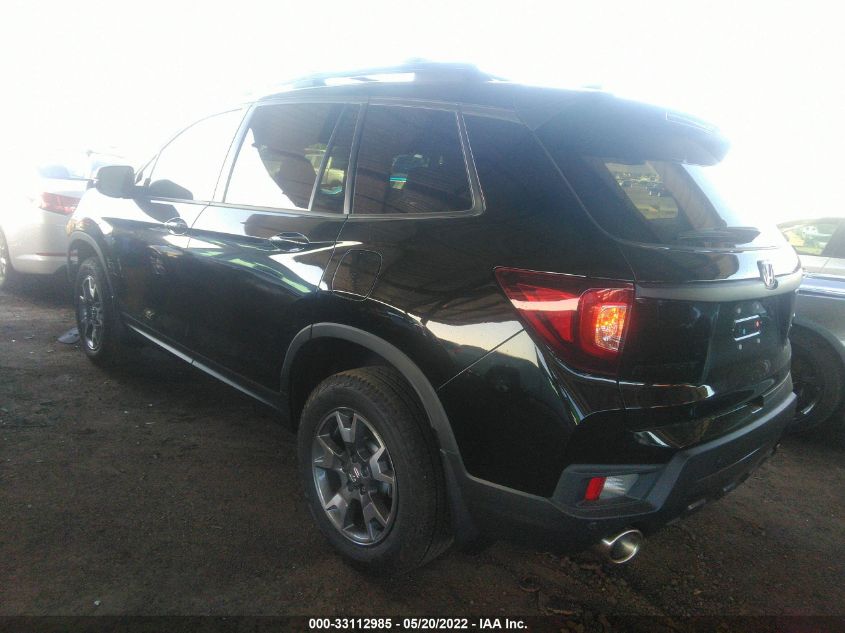 2022 HONDA PASSPORT TRAILSPORT 5FNYF8H68NB005531
