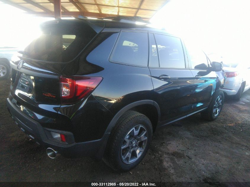 2022 HONDA PASSPORT TRAILSPORT 5FNYF8H68NB005531