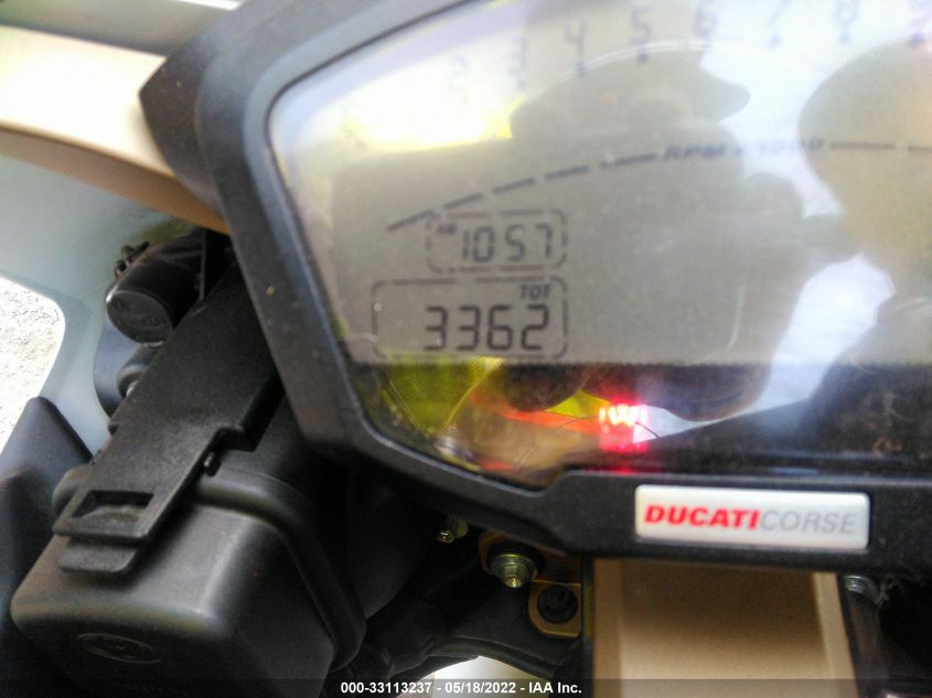 2012 DUCATI SUPERBIKE 848/848 EVO CORSE SE ZDM1XBMV6CB021837