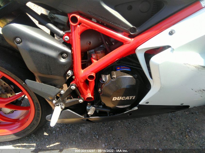2012 DUCATI SUPERBIKE 848/848 EVO CORSE SE ZDM1XBMV6CB021837
