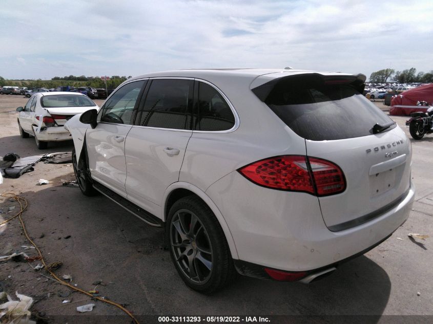 2013 PORSCHE CAYENNE DIESEL WP1AF2A28DLA41851