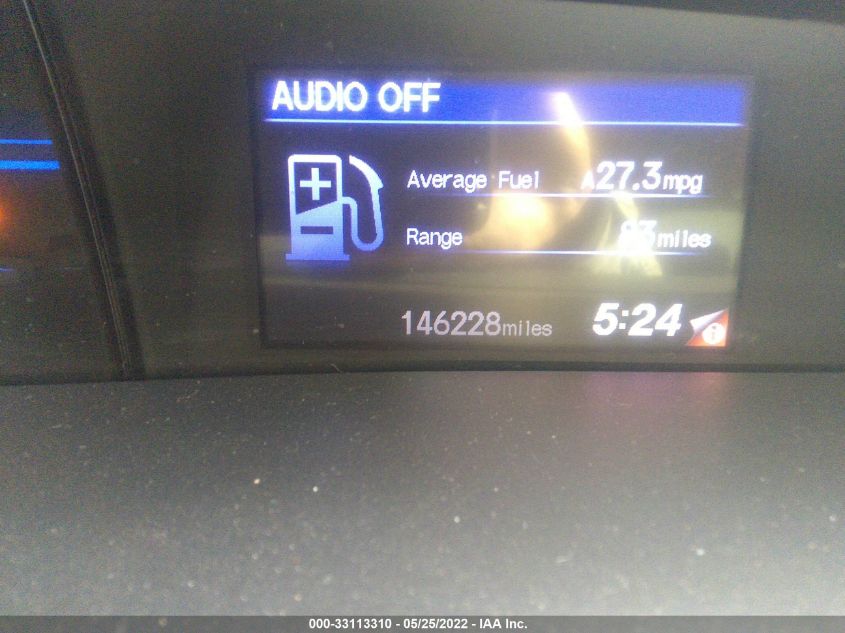 2013 HONDA CIVIC SDN EX 19XFB2F86DE211701