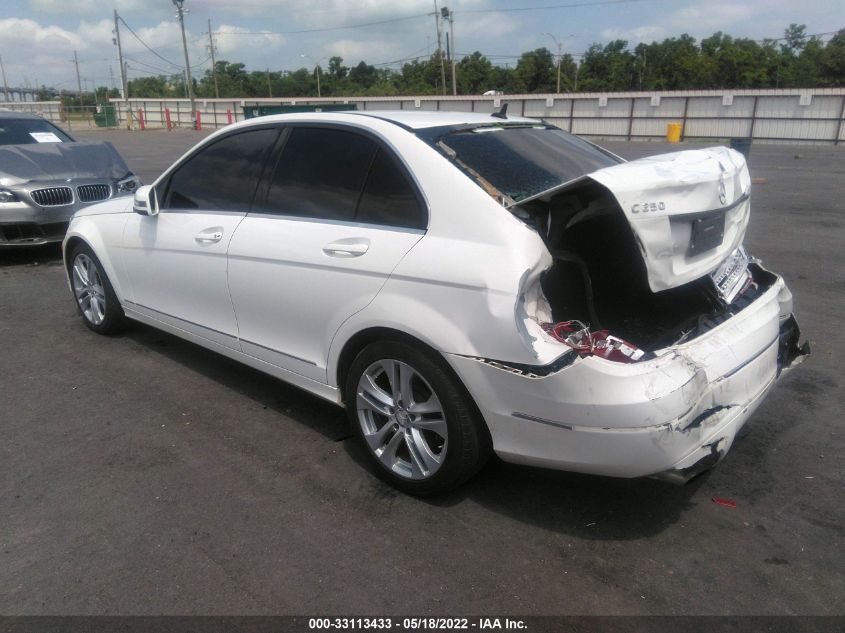 2013 MERCEDES-BENZ C-CLASS C 250 WDDGF4HB5DR293329