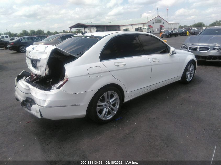 2013 MERCEDES-BENZ C-CLASS C 250 WDDGF4HB5DR293329
