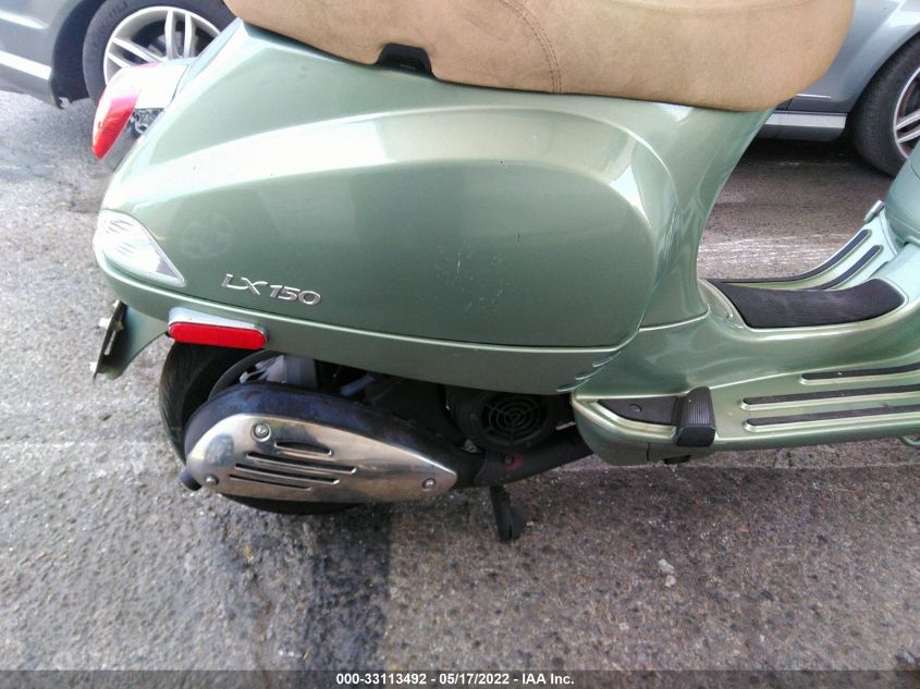 2007 VESPA LX 150 ZAPM448F575012033