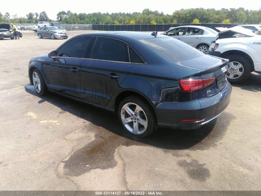 2017 AUDI A3 SEDAN PREMIUM WAUB8GFF4H1050960