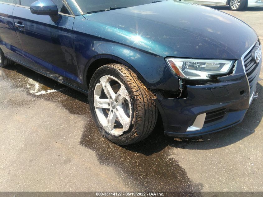 2017 AUDI A3 SEDAN PREMIUM WAUB8GFF4H1050960