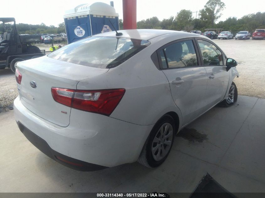 2014 KIA RIO LX KNADM4A30E6355368