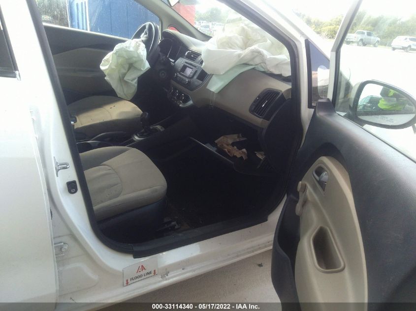 2014 KIA RIO LX KNADM4A30E6355368