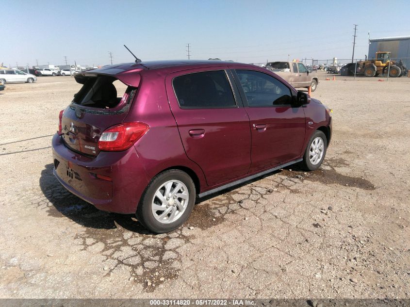 2017 MITSUBISHI MIRAGE SE ML32A4HJ9HH010374
