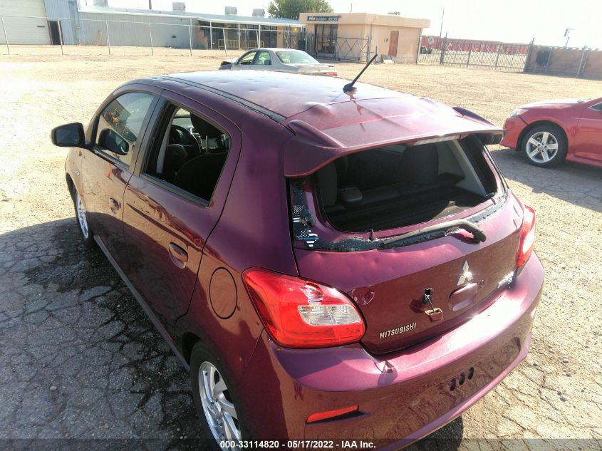 2017 MITSUBISHI MIRAGE SE ML32A4HJ9HH010374