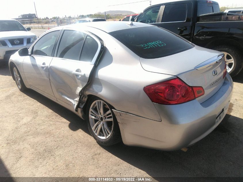 2013 INFINITI G37 SEDAN JOURNEY JN1CV6AP0DM722891