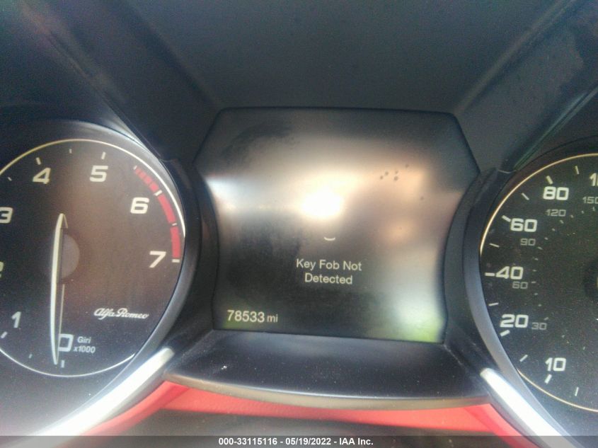 2017 ALFA ROMEO GIULIA TI ZARFAECN6H7542465