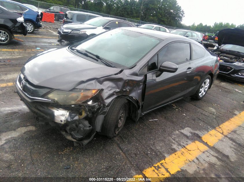 2014 HONDA CIVIC COUPE LX 2HGFG3B54EH513885