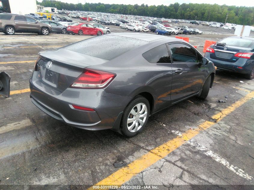 2014 HONDA CIVIC COUPE LX 2HGFG3B54EH513885