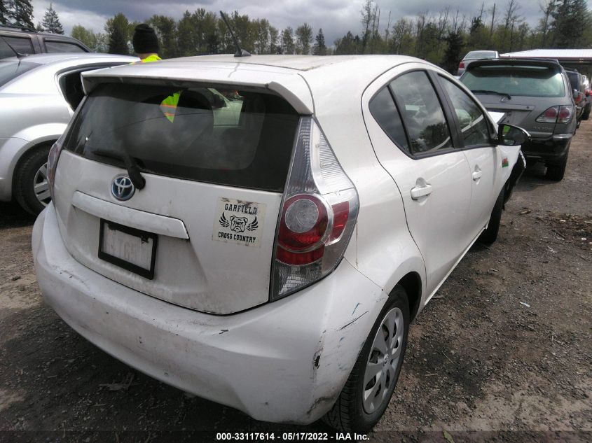2014 TOYOTA PRIUS C ONE/THREE/TWO/FOUR JTDKDTB37E1557768