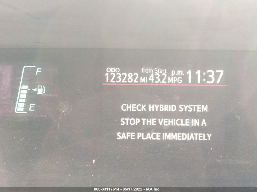 2014 TOYOTA PRIUS C ONE/THREE/TWO/FOUR JTDKDTB37E1557768
