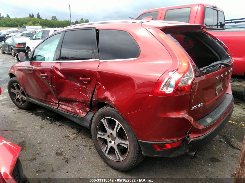 2013 VOLVO XC60 T6 YV4902DZ5D2446602