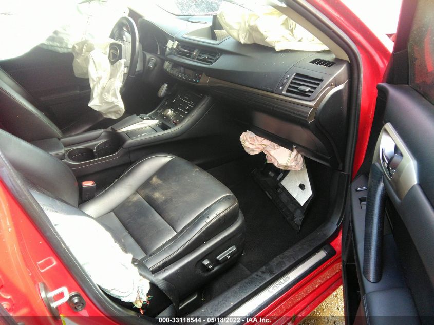 2016 LEXUS CT 200H HYBRID JTHKD5BH4G2256345