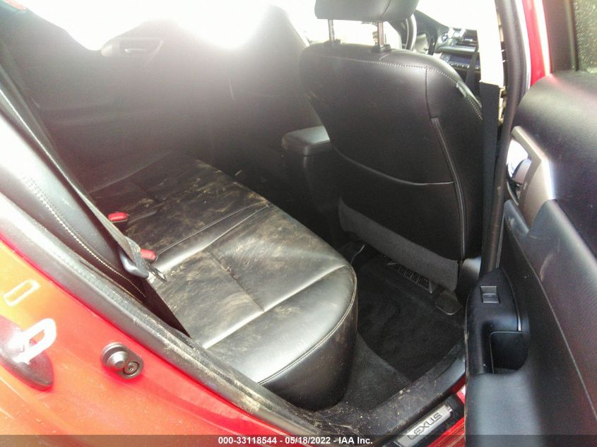 2016 LEXUS CT 200H HYBRID JTHKD5BH4G2256345